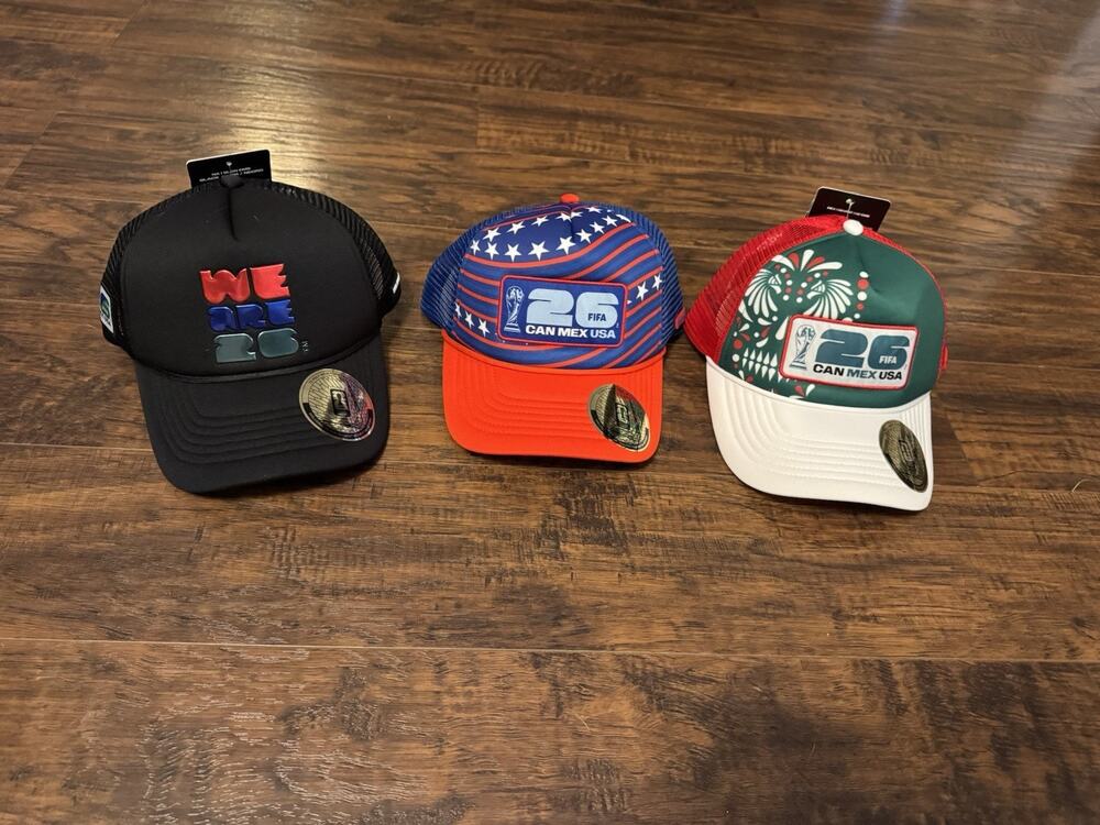2026 World Cup Hat Bundle. All Brand New With Tags. USA, Mexico, And "We Are 26"
